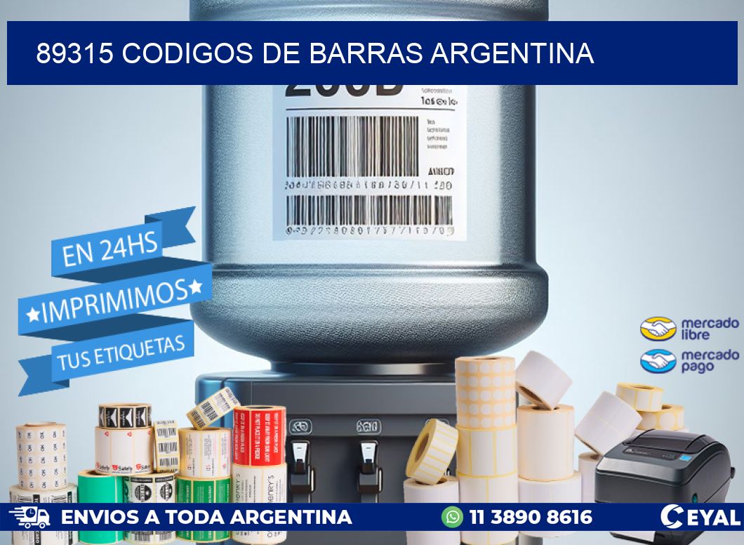 89315 CODIGOS DE BARRAS ARGENTINA