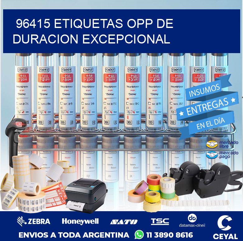 96415 ETIQUETAS OPP DE DURACION EXCEPCIONAL