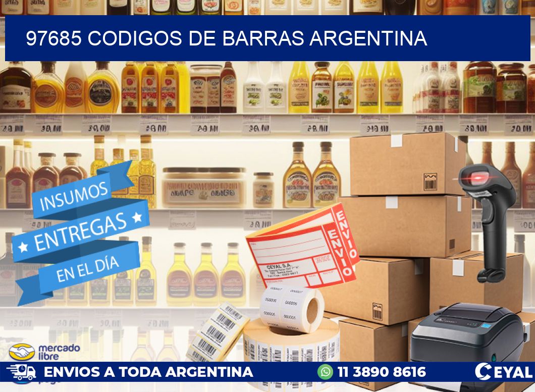 97685 CODIGOS DE BARRAS ARGENTINA