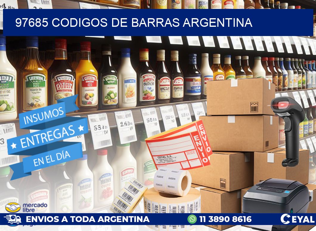 97685 CODIGOS DE BARRAS ARGENTINA