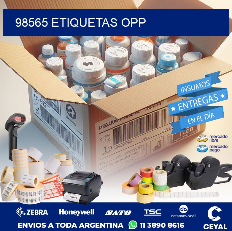 98565 ETIQUETAS OPP