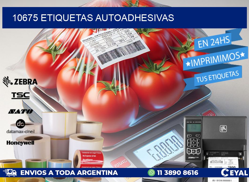 10675 ETIQUETAS AUTOADHESIVAS