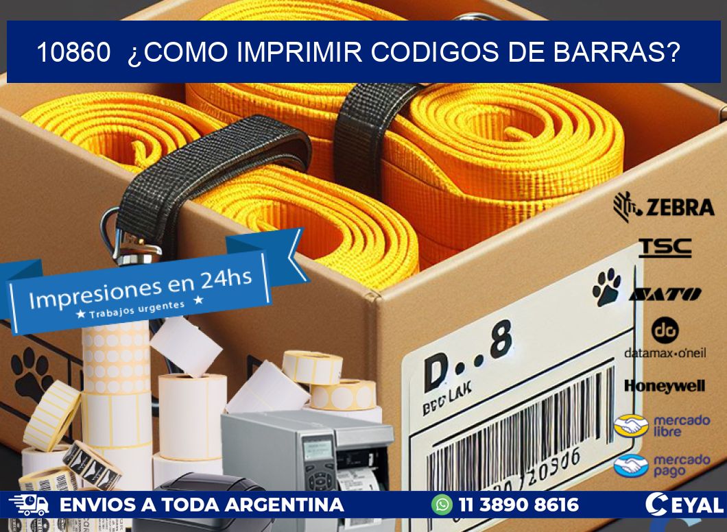 10860  ¿COMO IMPRIMIR CODIGOS DE BARRAS?