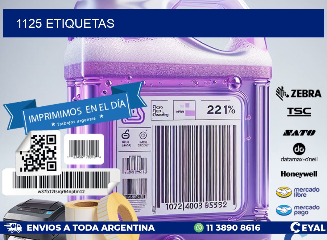 1125 ETIQUETAS