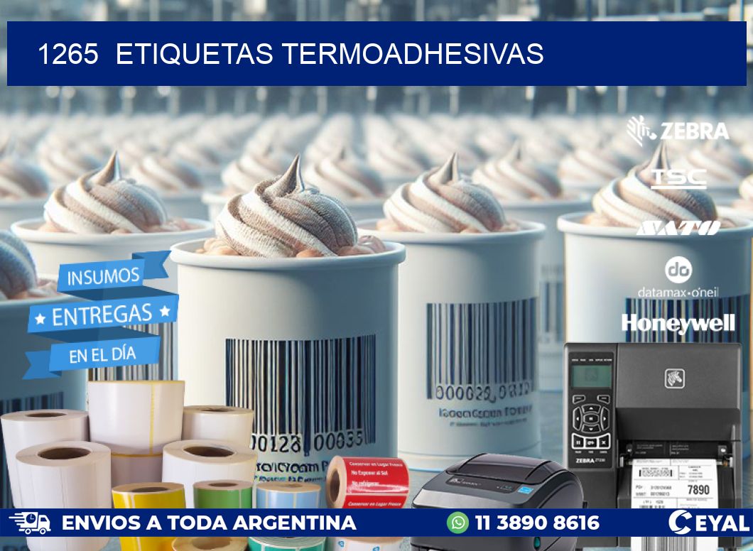 1265  ETIQUETAS TERMOADHESIVAS