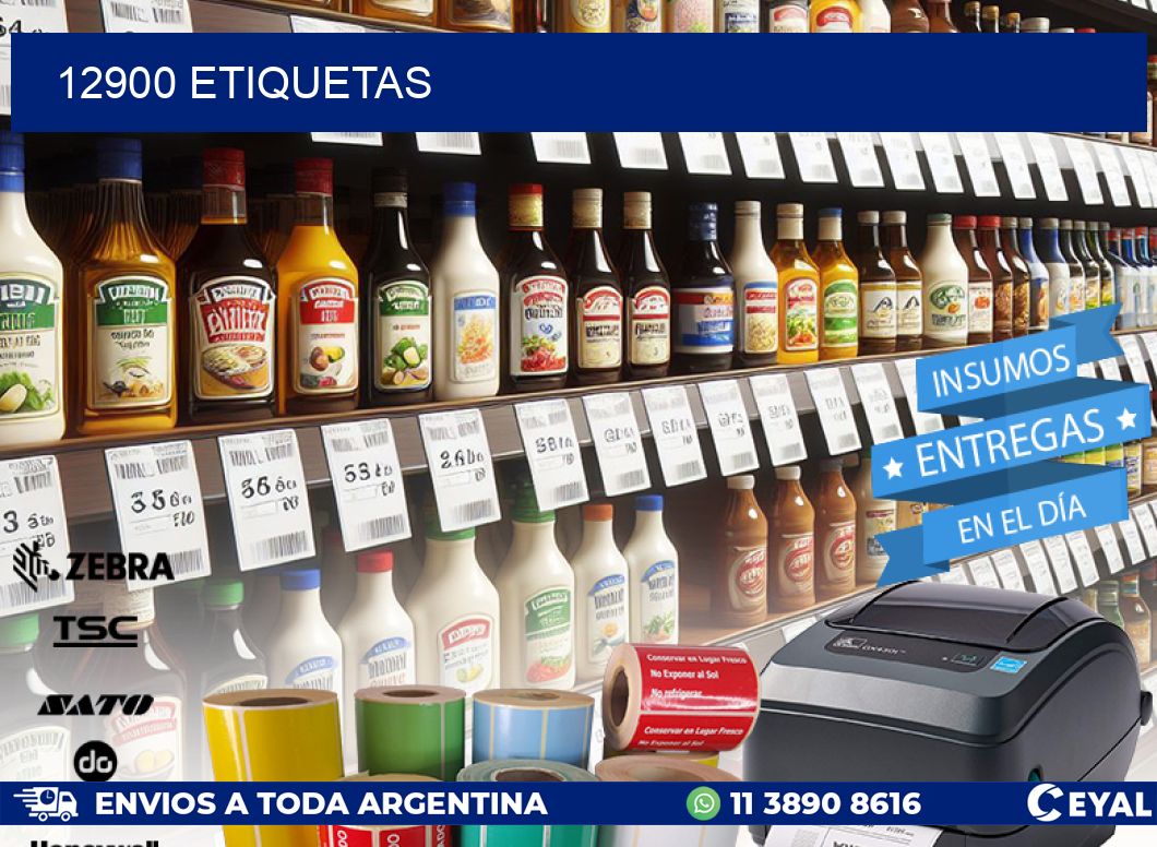 12900 ETIQUETAS