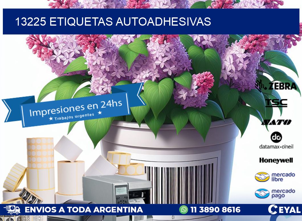 13225 ETIQUETAS AUTOADHESIVAS