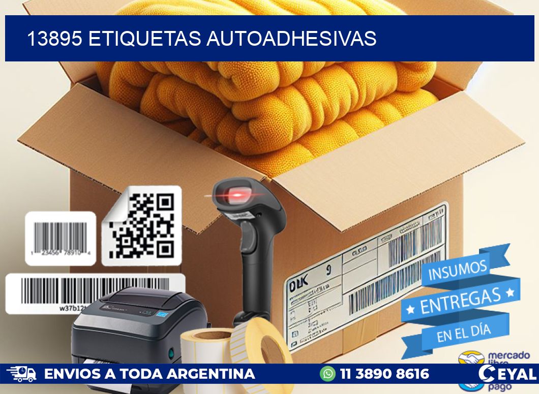 13895 ETIQUETAS AUTOADHESIVAS