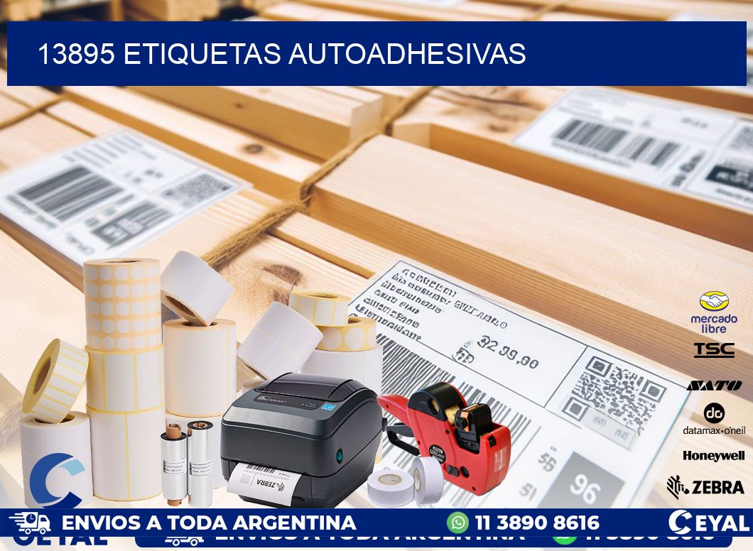 13895 ETIQUETAS AUTOADHESIVAS