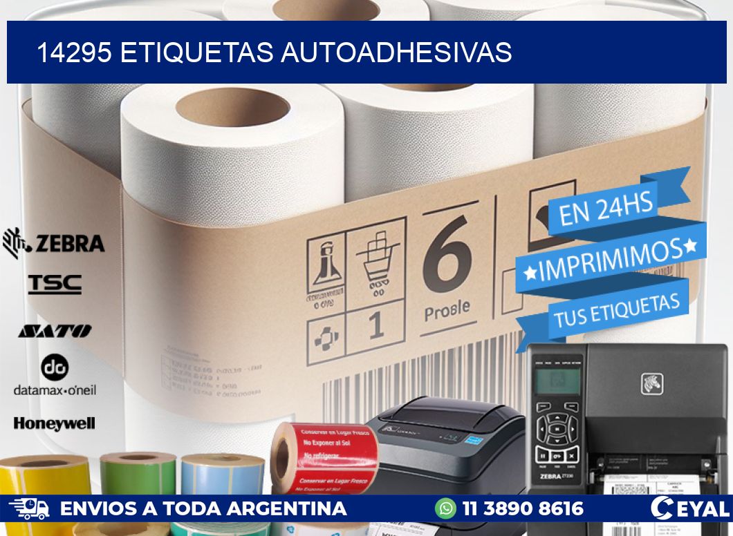 14295 ETIQUETAS AUTOADHESIVAS