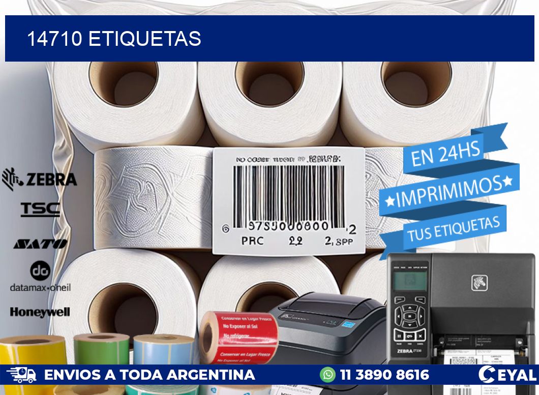 14710 ETIQUETAS