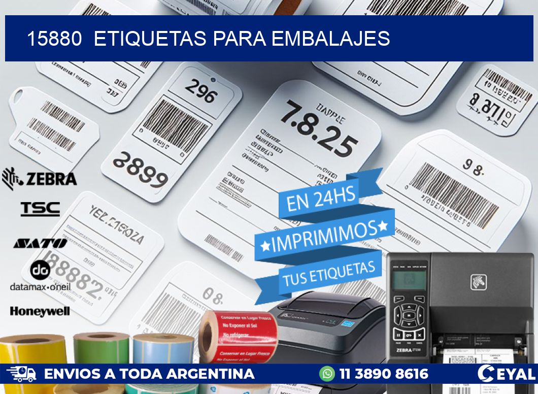 15880  ETIQUETAS PARA EMBALAJES