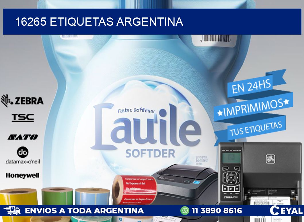 16265 ETIQUETAS ARGENTINA
