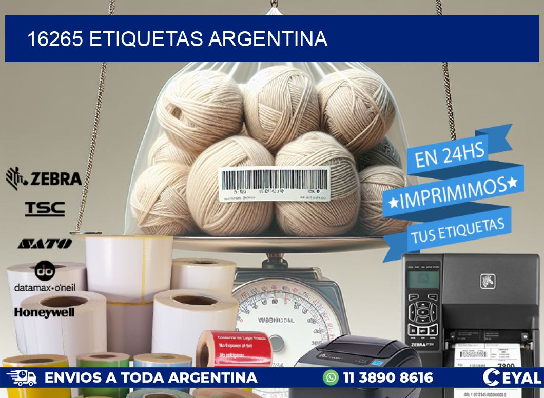 16265 ETIQUETAS ARGENTINA
