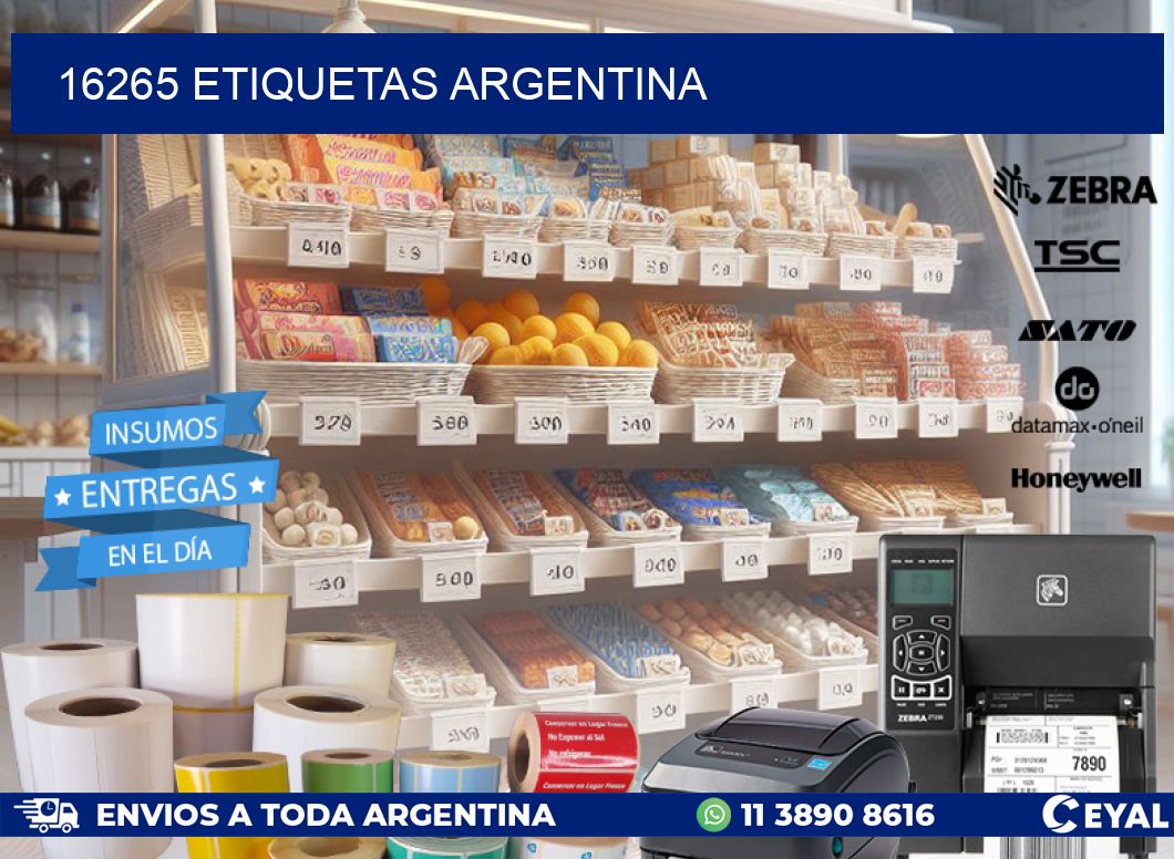 16265 ETIQUETAS ARGENTINA