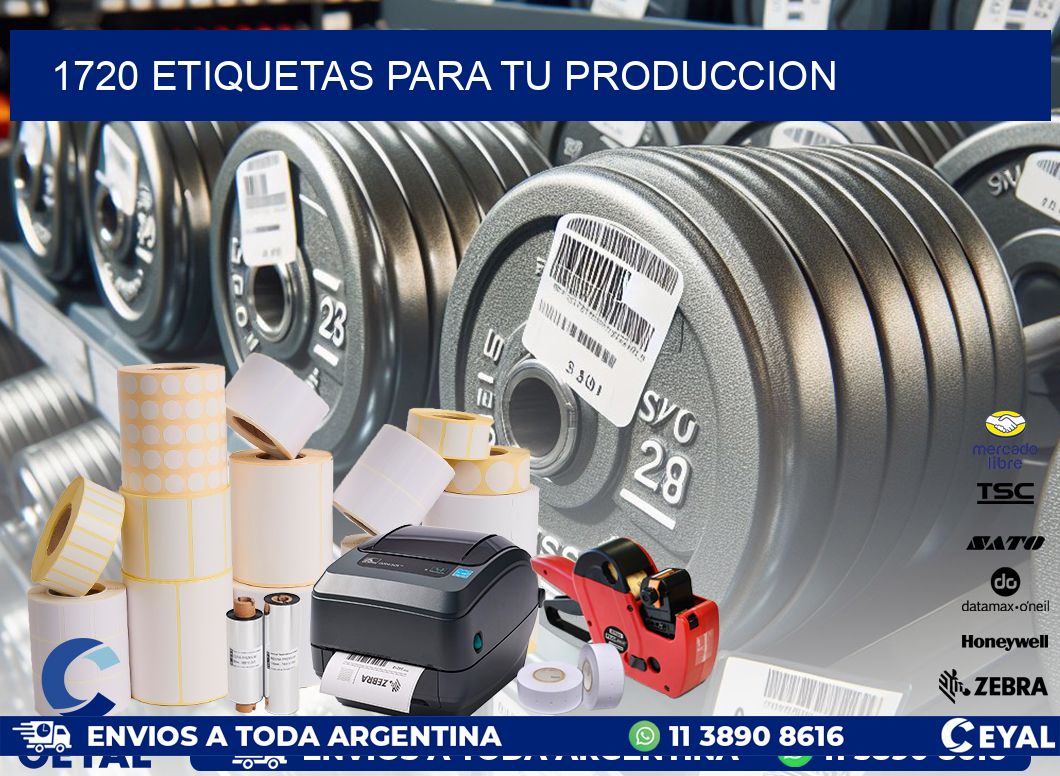 1720 ETIQUETAS PARA TU PRODUCCION