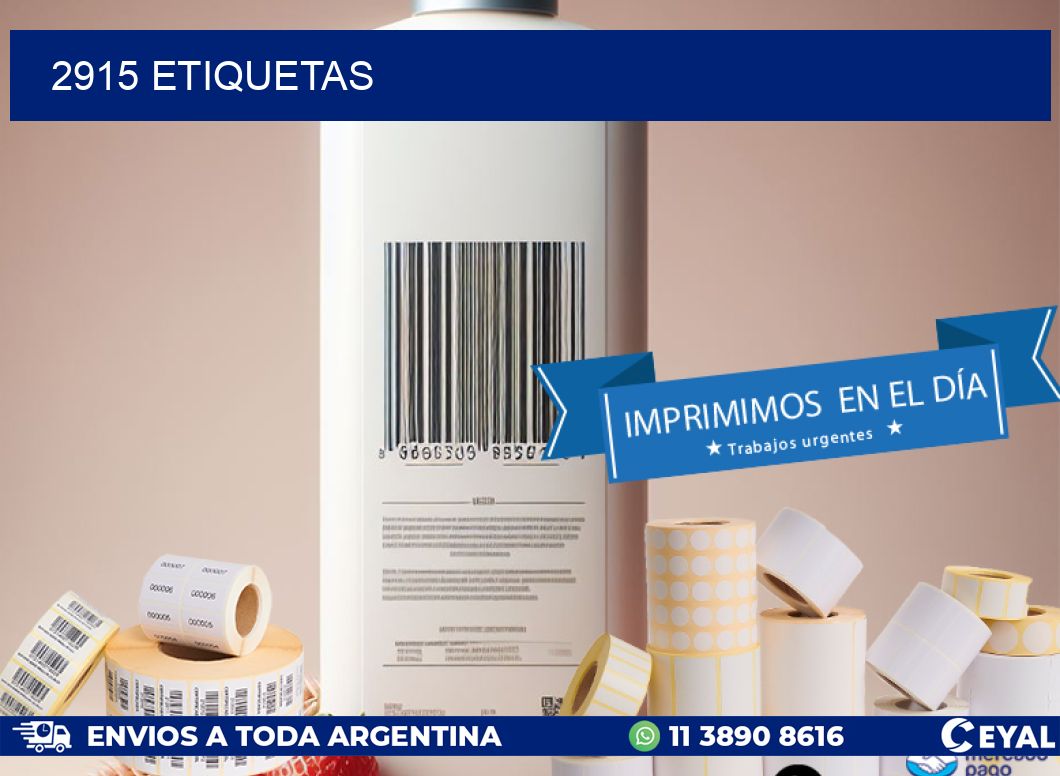 2915 ETIQUETAS