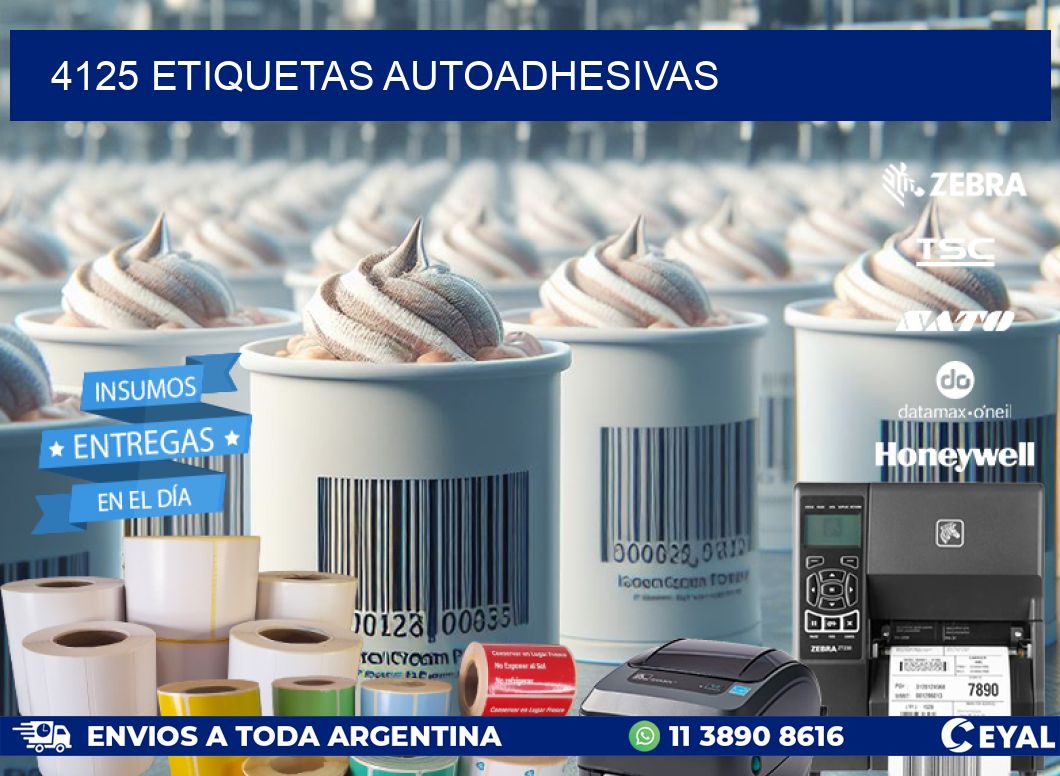 4125 ETIQUETAS AUTOADHESIVAS