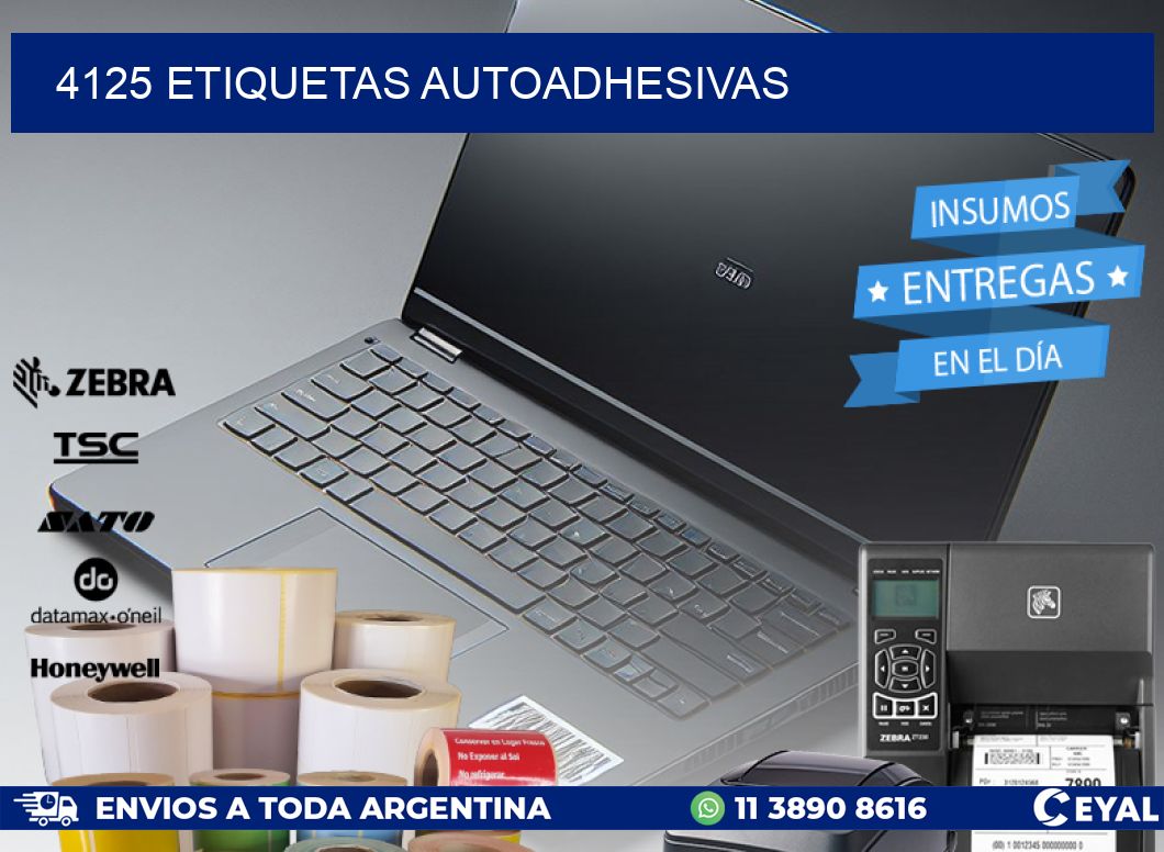 4125 ETIQUETAS AUTOADHESIVAS