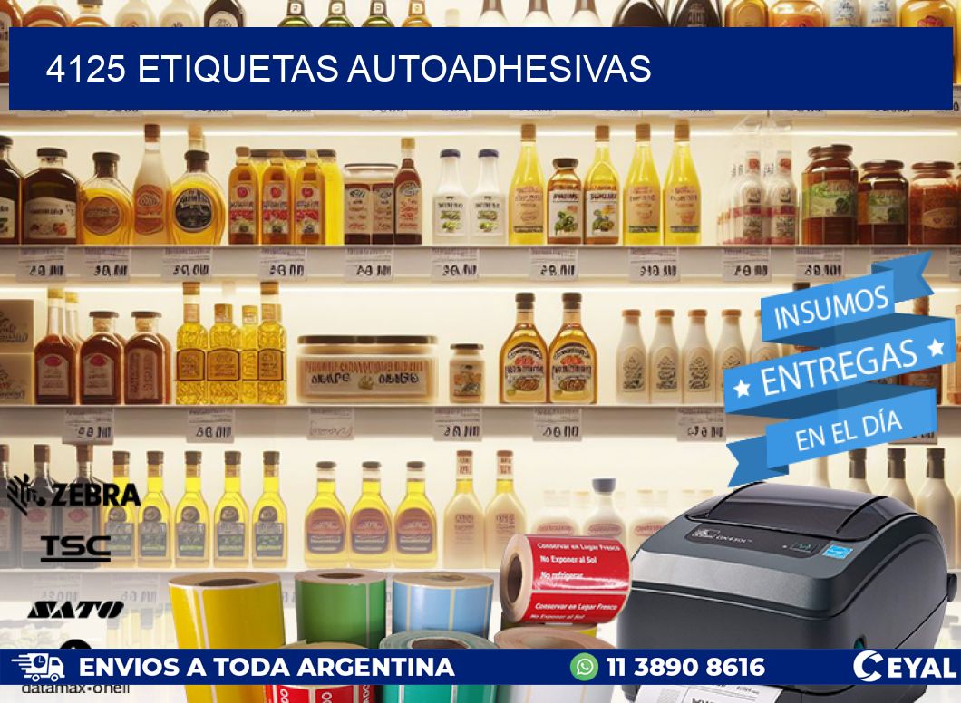 4125 ETIQUETAS AUTOADHESIVAS