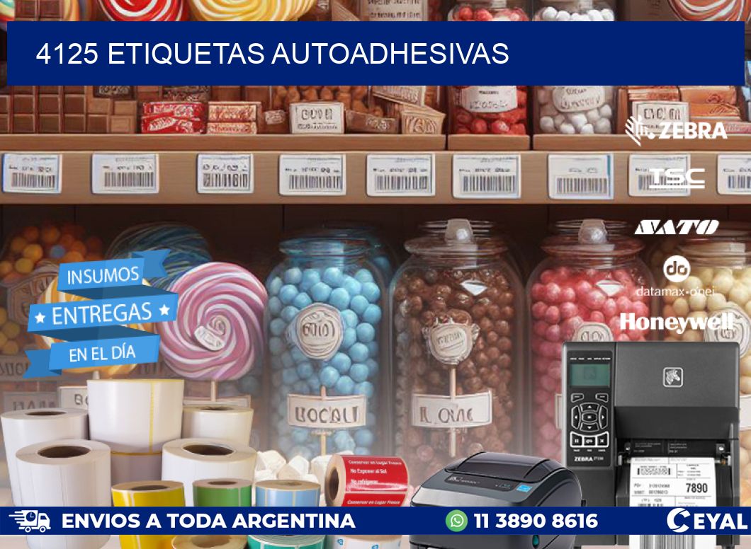 4125 ETIQUETAS AUTOADHESIVAS