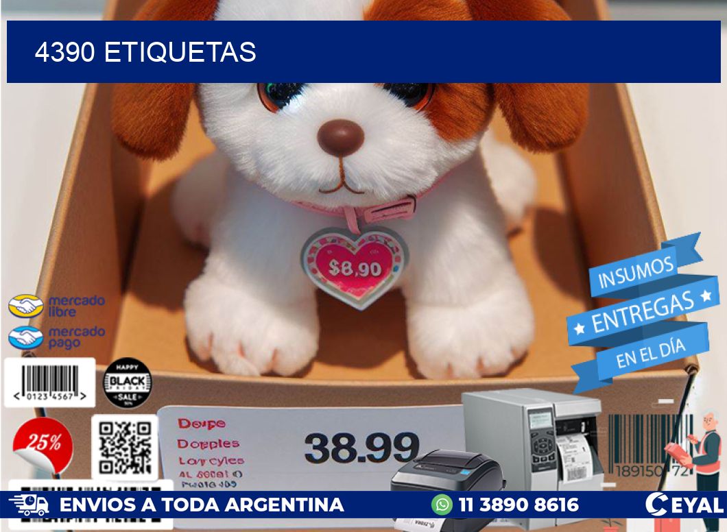 4390 ETIQUETAS