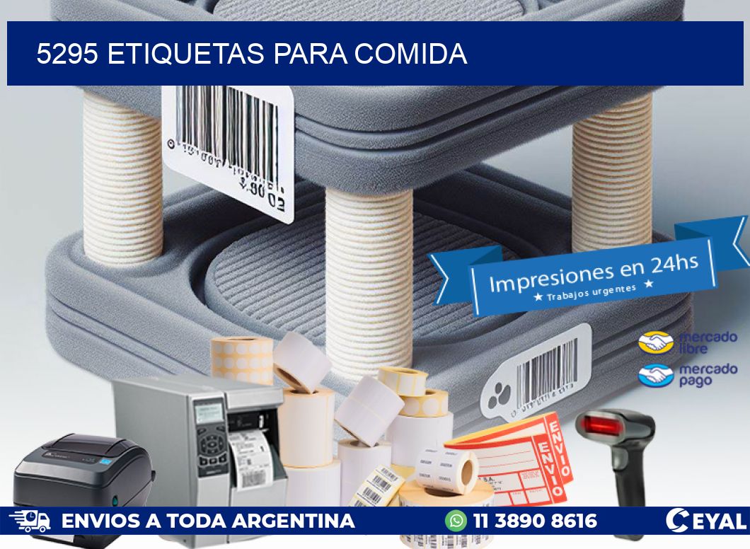 5295 ETIQUETAS PARA COMIDA