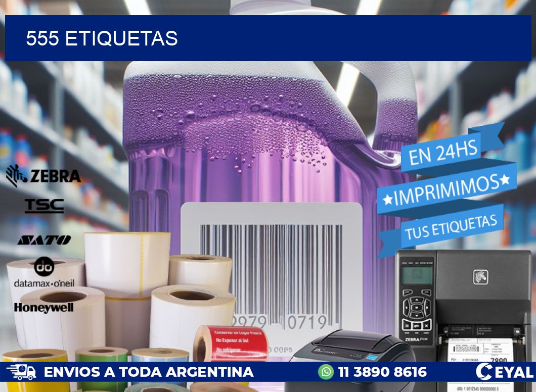 555 ETIQUETAS