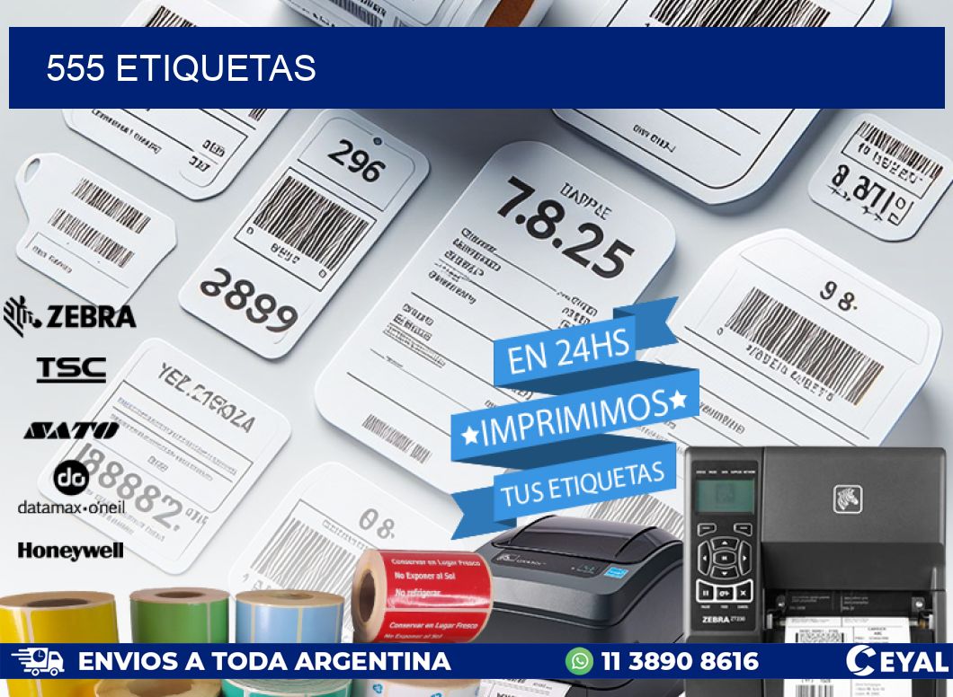 555 ETIQUETAS