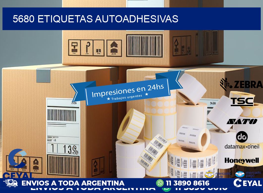 5680 ETIQUETAS AUTOADHESIVAS