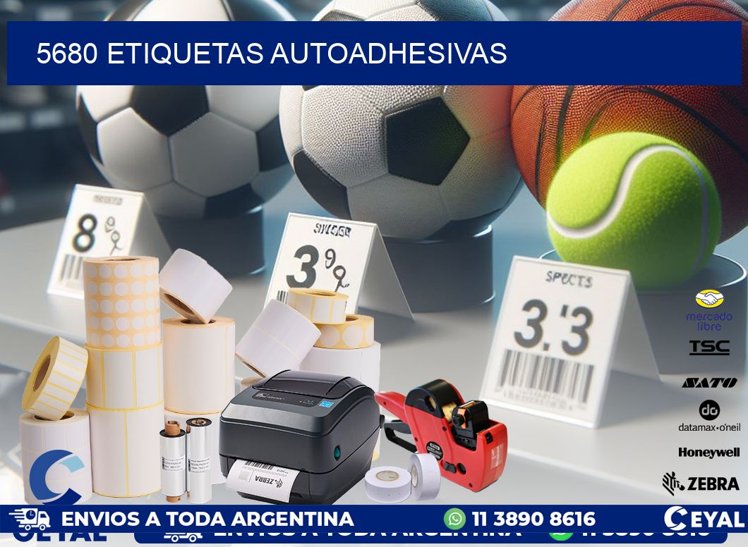 5680 ETIQUETAS AUTOADHESIVAS