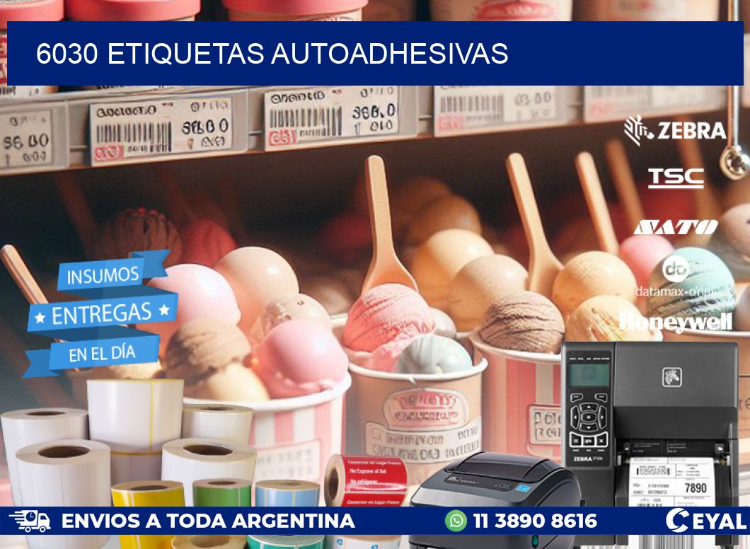 6030 ETIQUETAS AUTOADHESIVAS