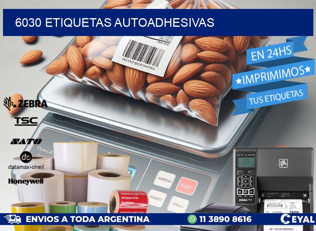 6030 ETIQUETAS AUTOADHESIVAS