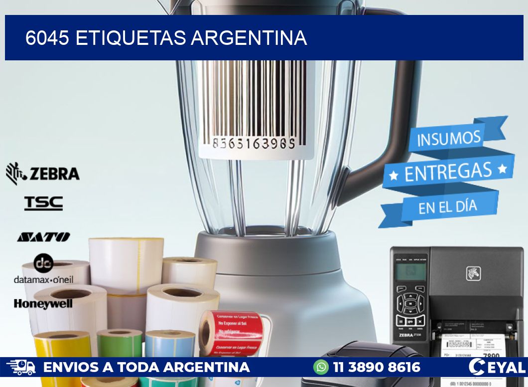 6045 ETIQUETAS ARGENTINA