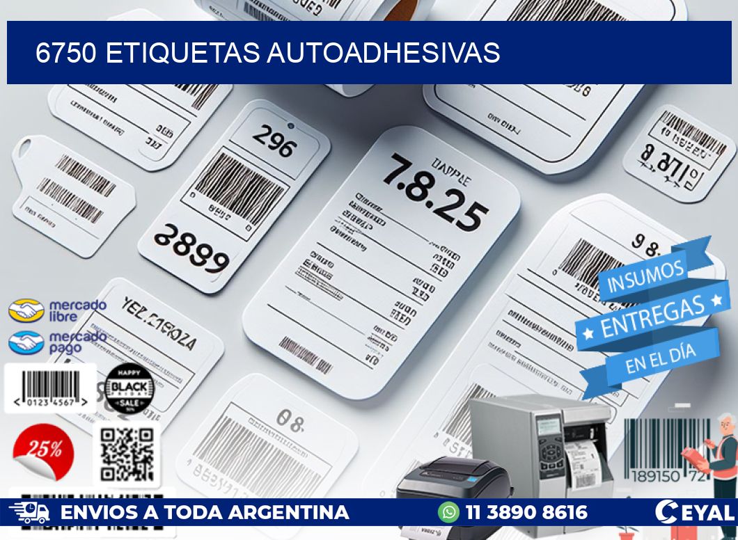 6750 ETIQUETAS AUTOADHESIVAS