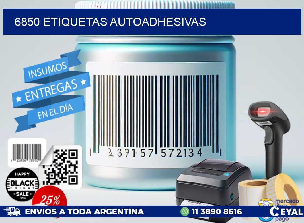 6850 ETIQUETAS AUTOADHESIVAS