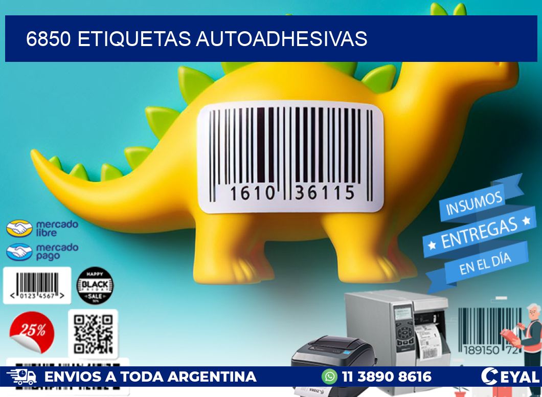 6850 ETIQUETAS AUTOADHESIVAS