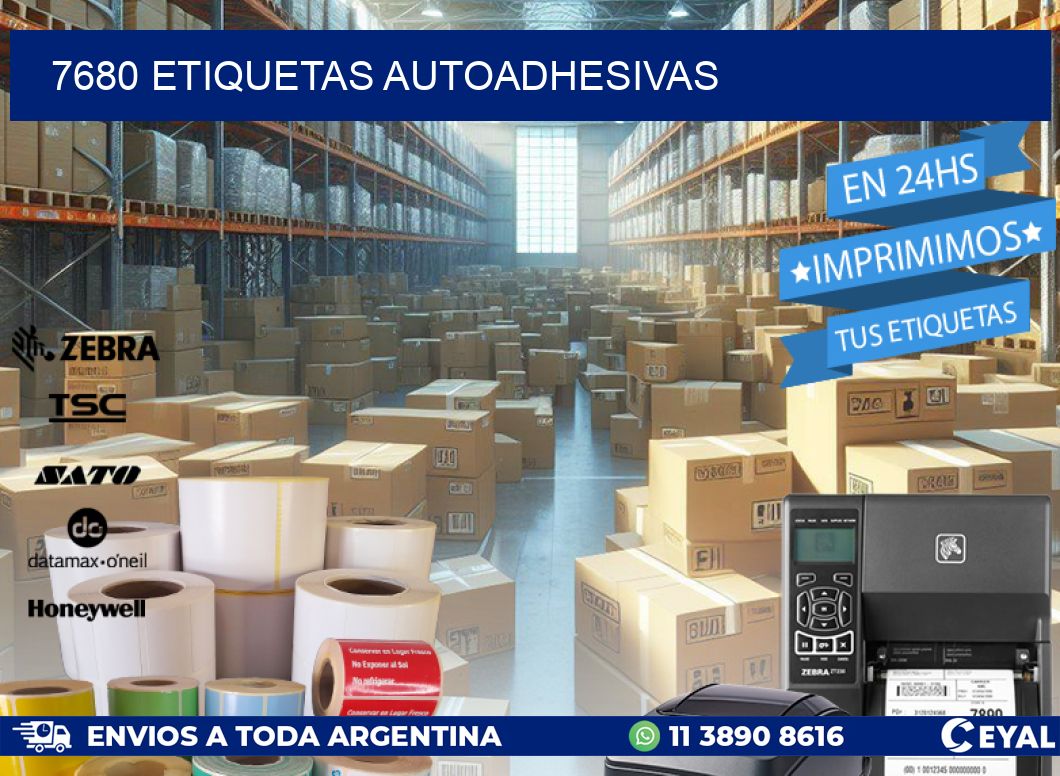 7680 ETIQUETAS AUTOADHESIVAS