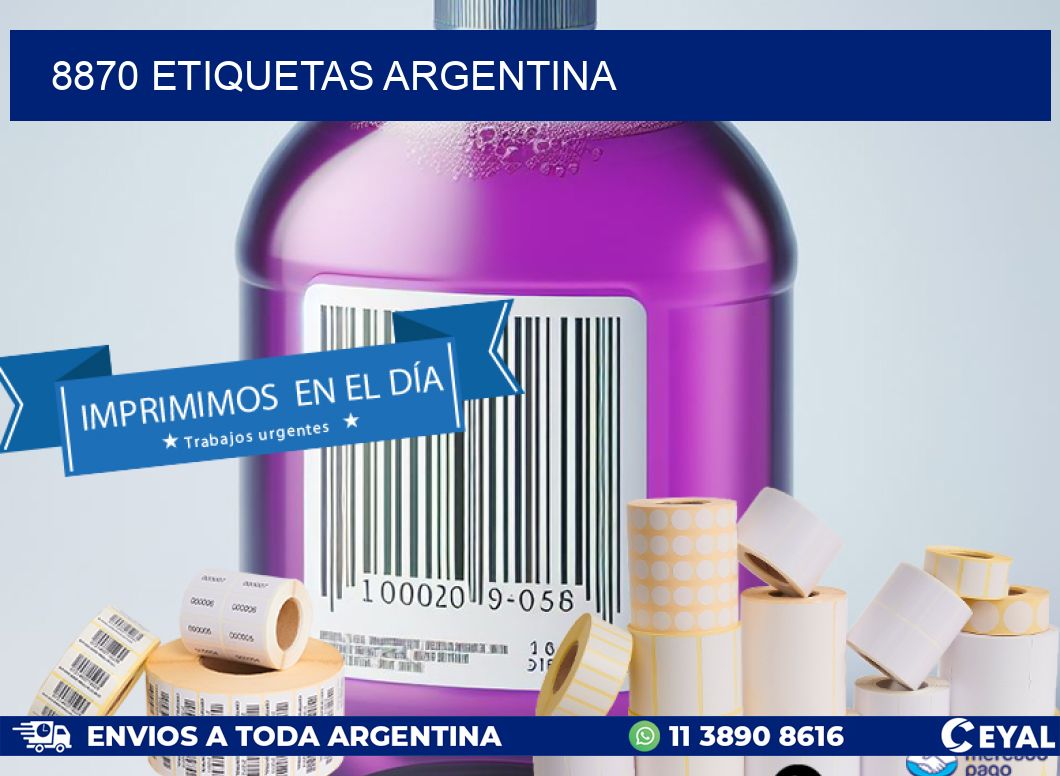 8870 ETIQUETAS ARGENTINA