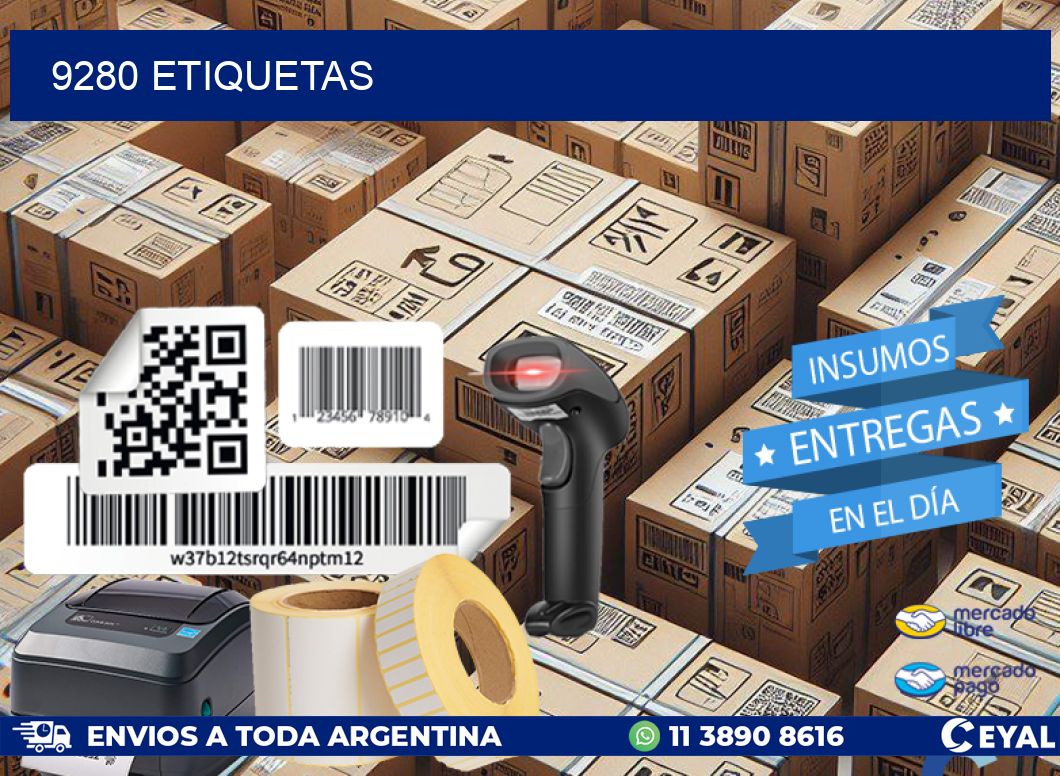 9280 ETIQUETAS