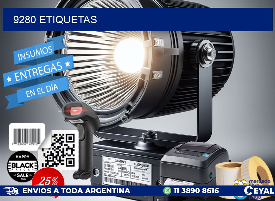 9280 ETIQUETAS