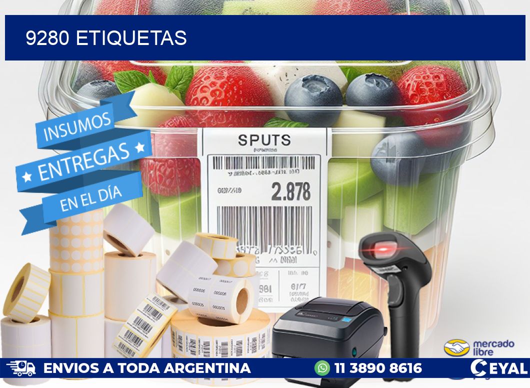 9280 ETIQUETAS