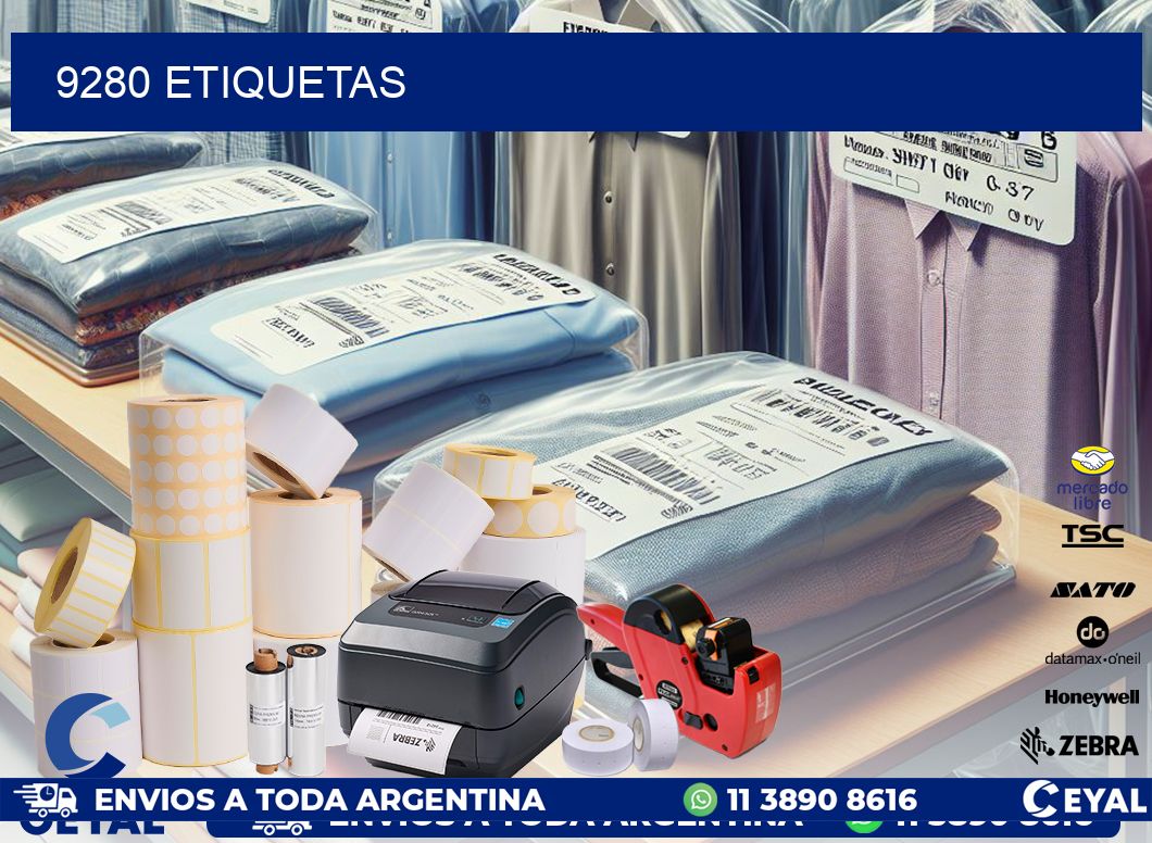 9280 ETIQUETAS