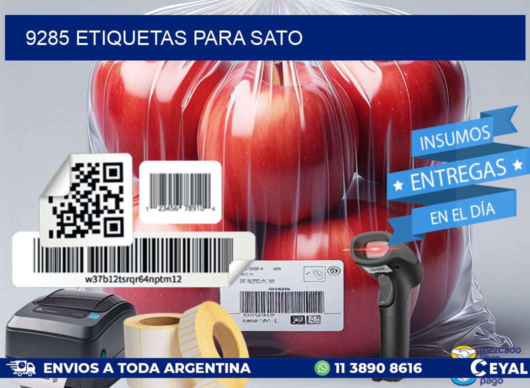 9285 ETIQUETAS PARA SATO