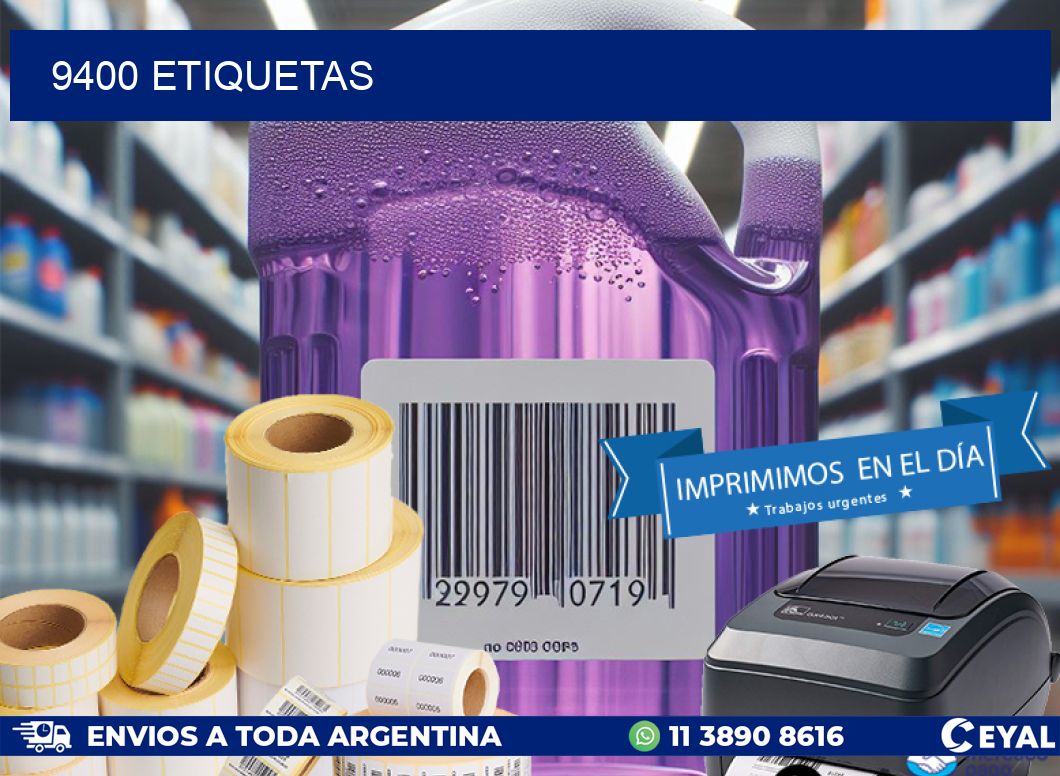 9400 ETIQUETAS