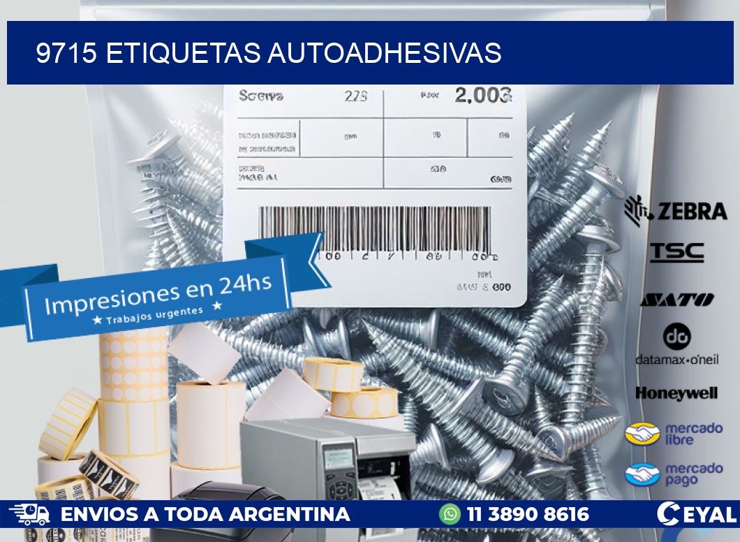 9715 ETIQUETAS AUTOADHESIVAS