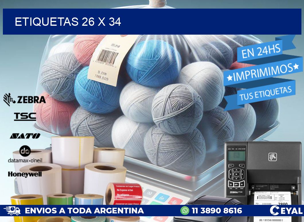 ETIQUETAS 26 x 34