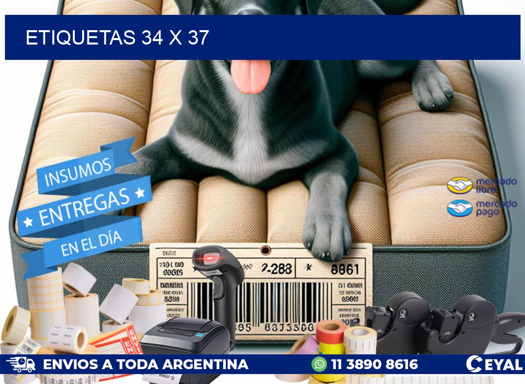 ETIQUETAS 34 x 37