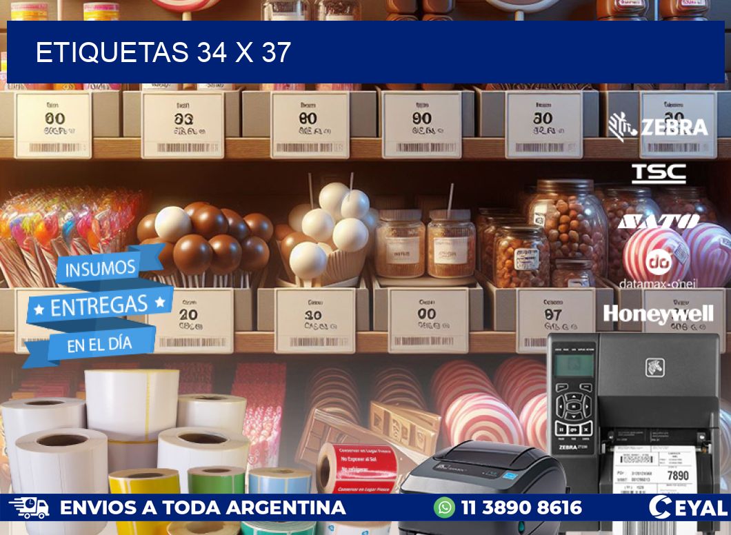 ETIQUETAS 34 x 37