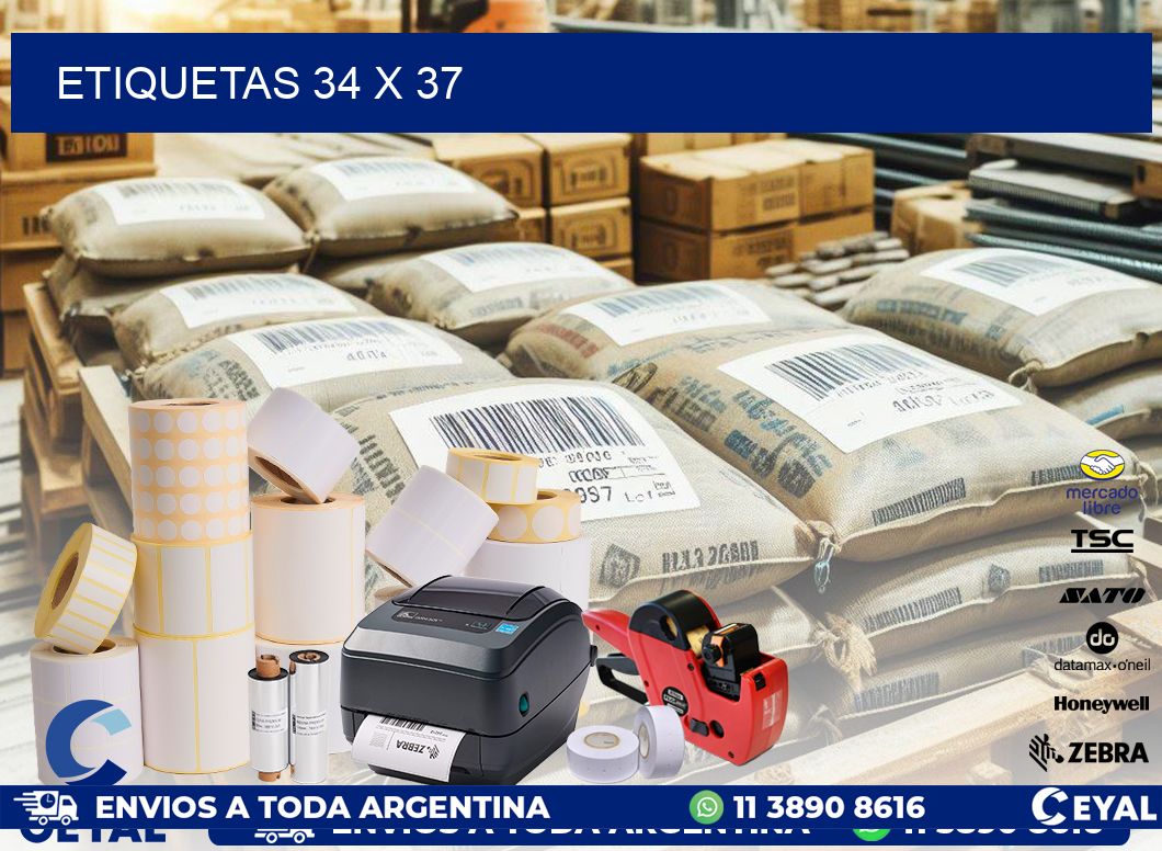 ETIQUETAS 34 x 37